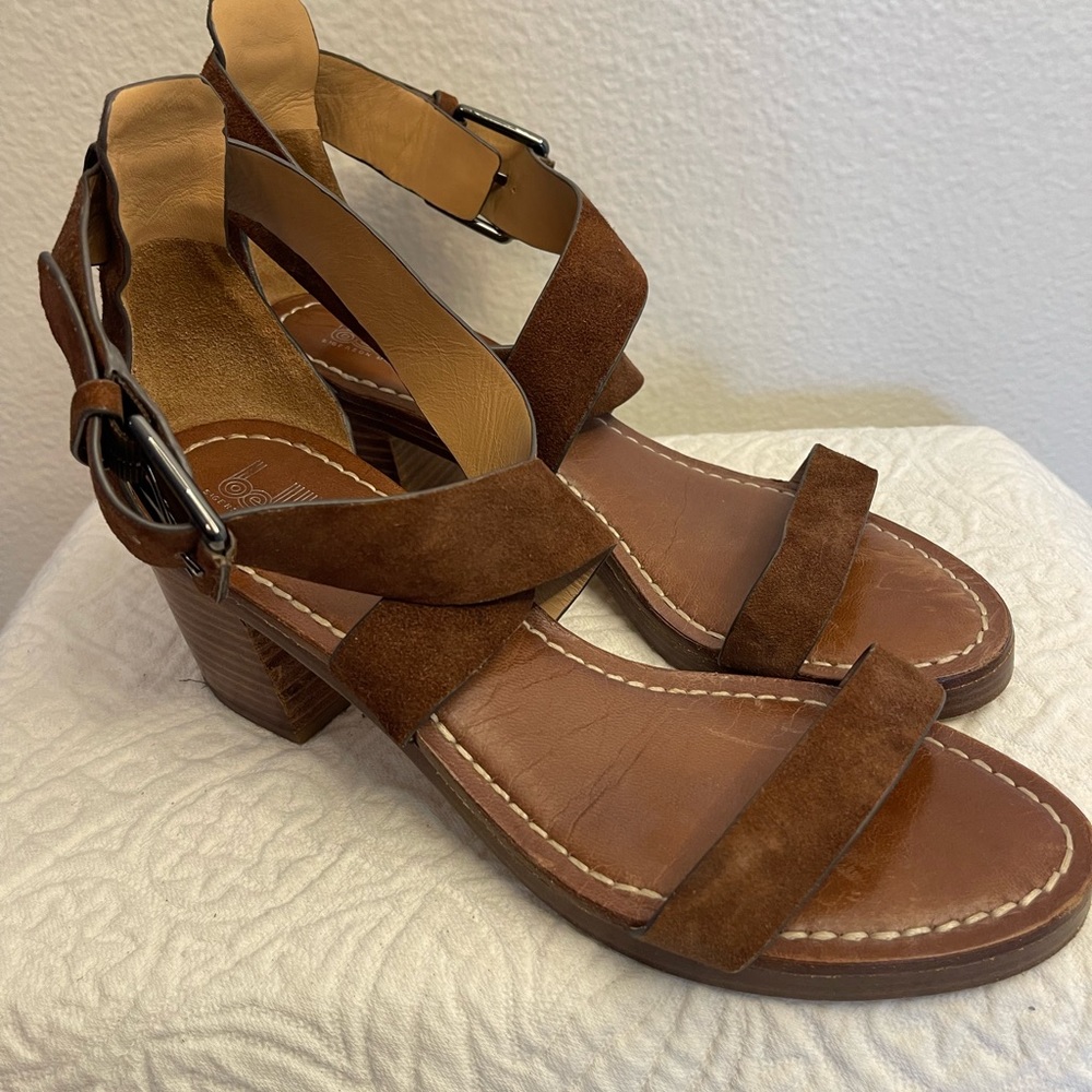 Belle by Sigerson Morrison sandals 8.5 brown leather - Picture 5 of 9